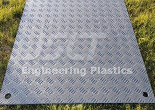 12.7mm Heavy Equipment HDPE Temporary Road Mat 4x8 HDPE Plastic Ground Protection Mats