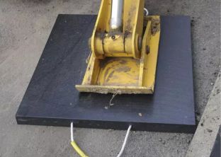 80 Ton Crane Outrigger Pad with Handle / Outrigger Pad Crane Stabilizer Jack Pads